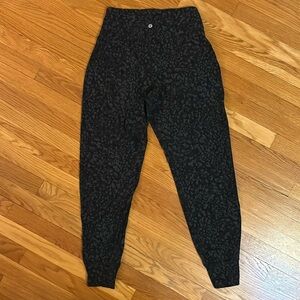 Lululemon animal print joggers Size 8